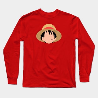 face d luffy face Long Sleeve T-Shirt